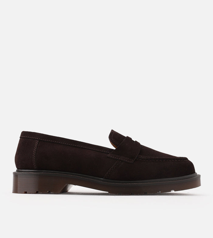 Delapre Penny Loafer Brindle Brown Repello Calf Suede Mb