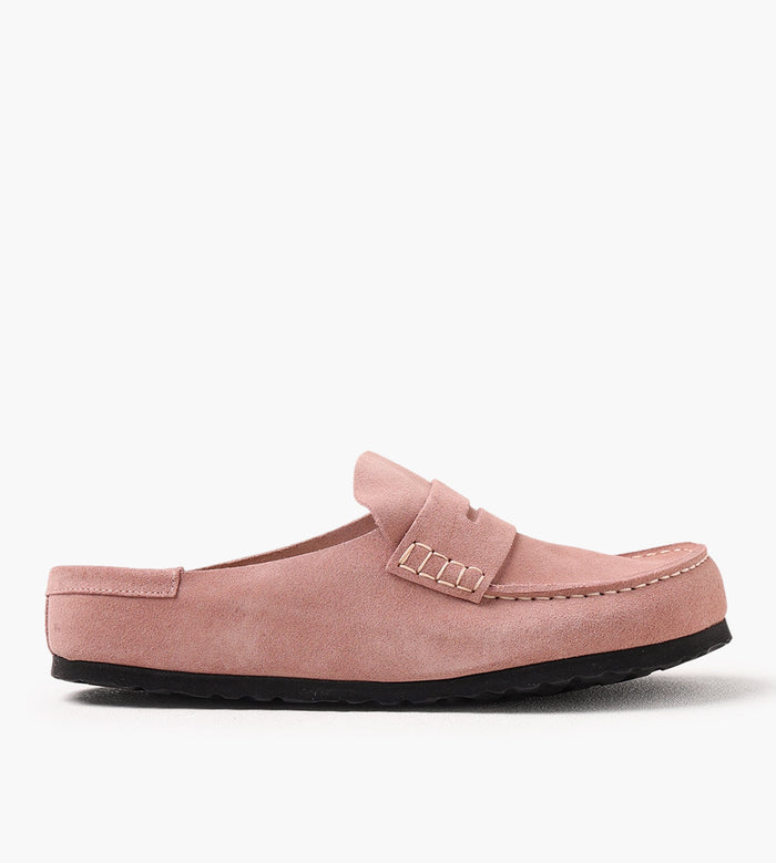 Naples Wrapped Suede Leather Pink Clay