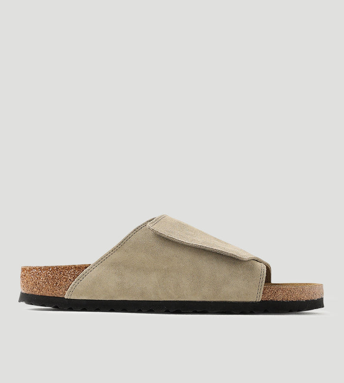 Solana Suede Leather Faded Khaki