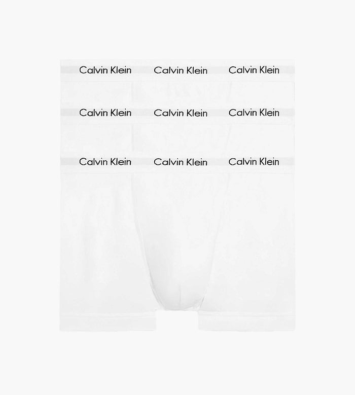3 Pack Cotton Stretch Trunk White