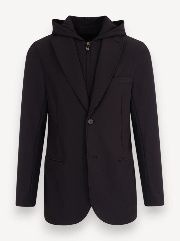 Hooded Blazer - Zwart