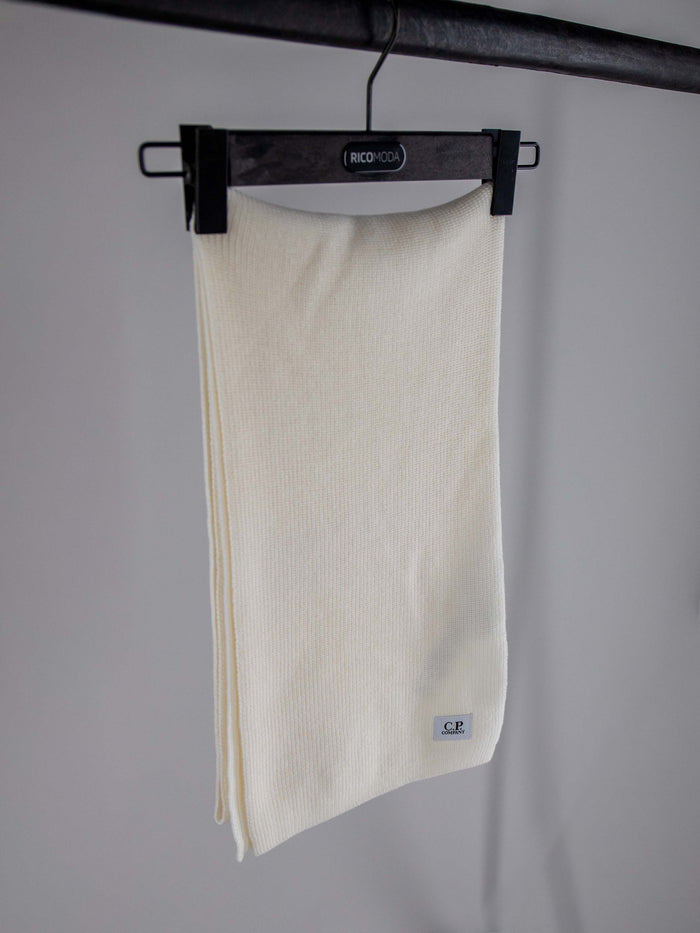 Sjaal Wit Extrafine Merino Wool
