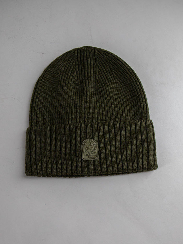 Muts Groen Plain Beanie Deep Moss
