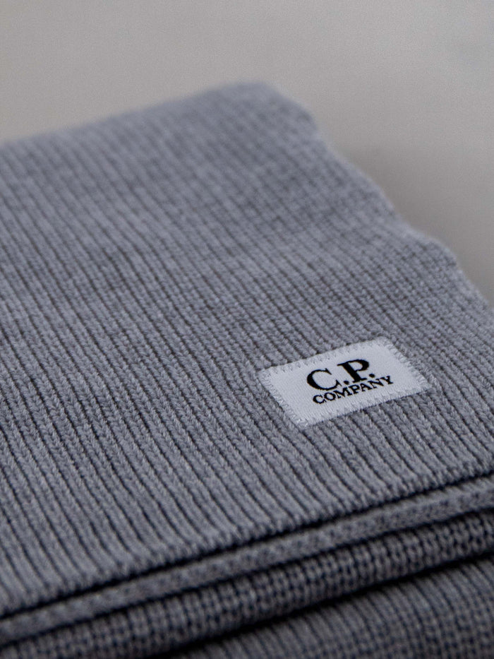Sjaal Grijs Extrafine Merino Wool