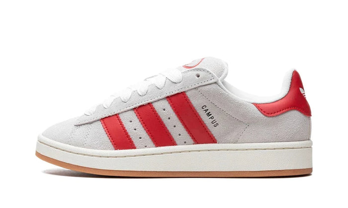 Campus 00s Crystal White Better Scarlet
