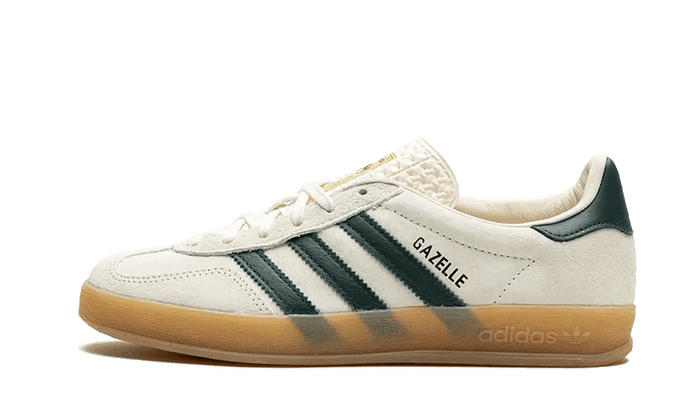 Gazelle Indoor Cream White Collegiate Green Gum