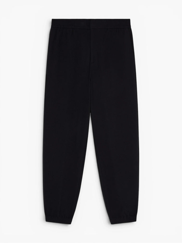Travel Essential embossed jersey joggers - Donkerblauw
