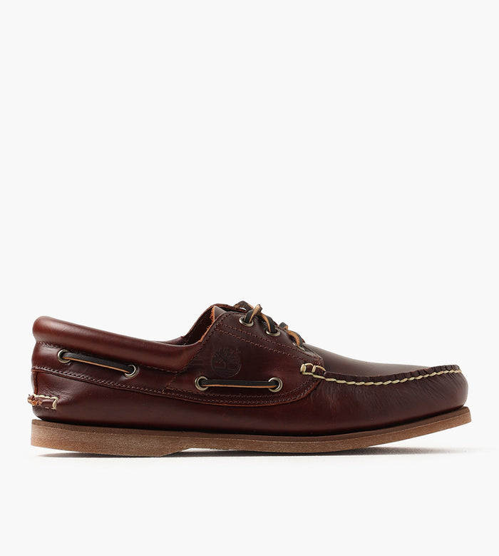 Classic Boat Classic Boat 3 Eye Padded Collar Brown