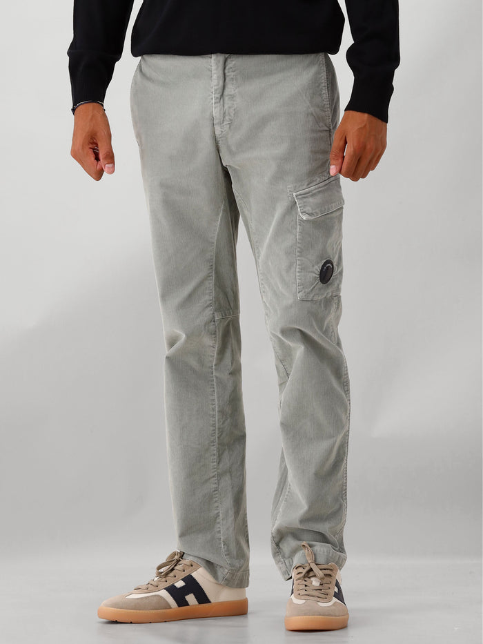Cargo broek Grijs Corduroy