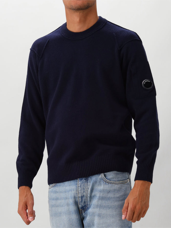 Gebreide Trui Blauw