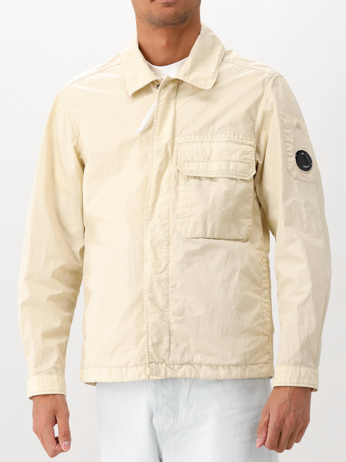 CP Company Overshirt Geel Zipped Lens