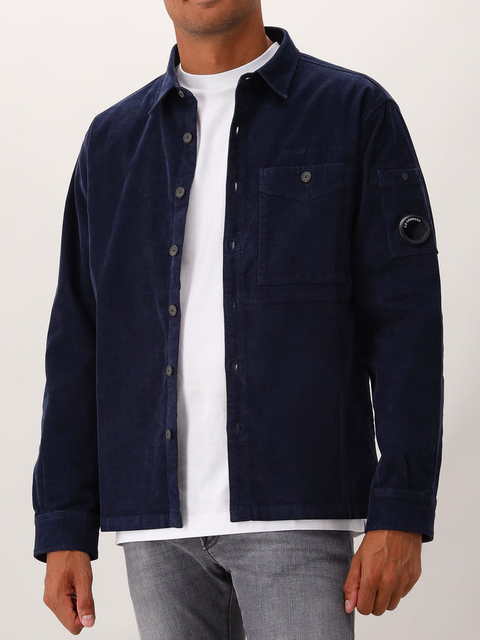 Overshirt Blauw Corduroy