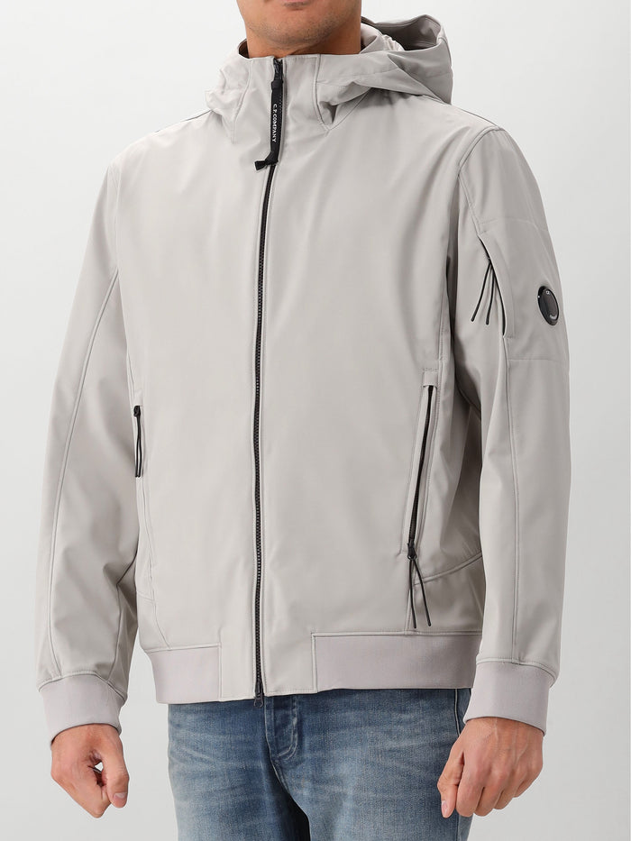 CP Company Shoftshell Jas Grijs Hooded Lens