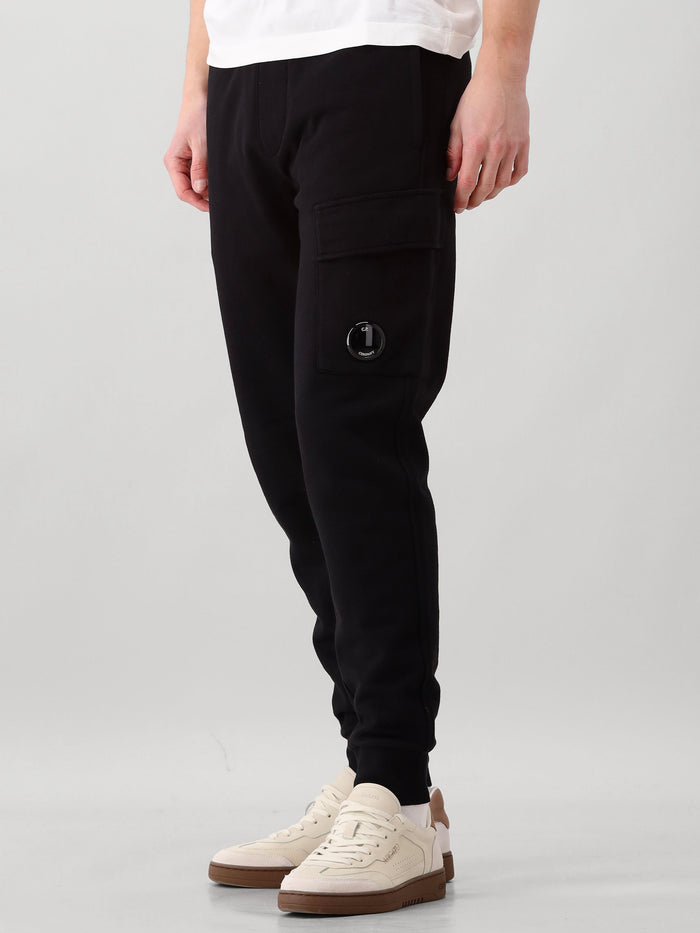 CP Company Sweatpants Zwart Cargo Lens