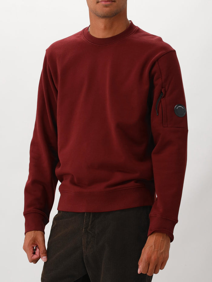 Sweater Rood Diagonal Raised