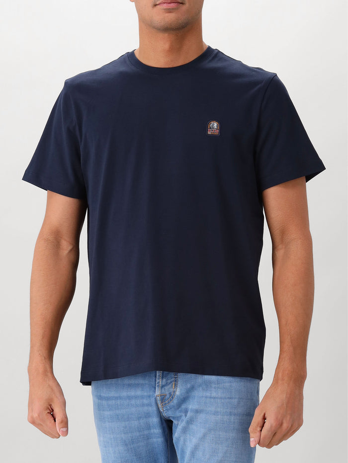 T-shirt Blauw Patch