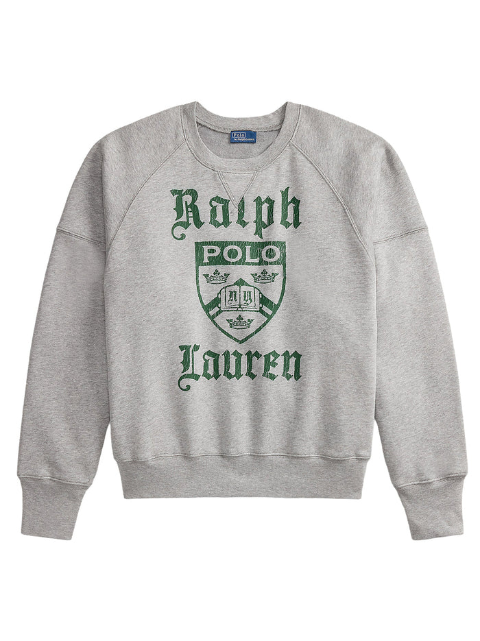Crest Fleece Sweater – Grijs