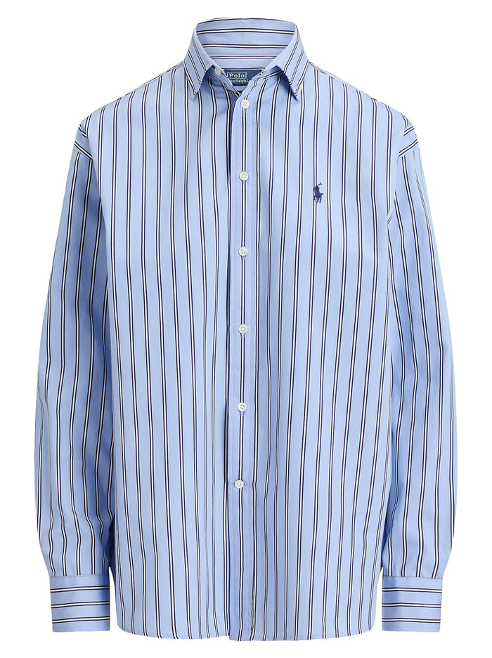 Relaxed fit striped shirt