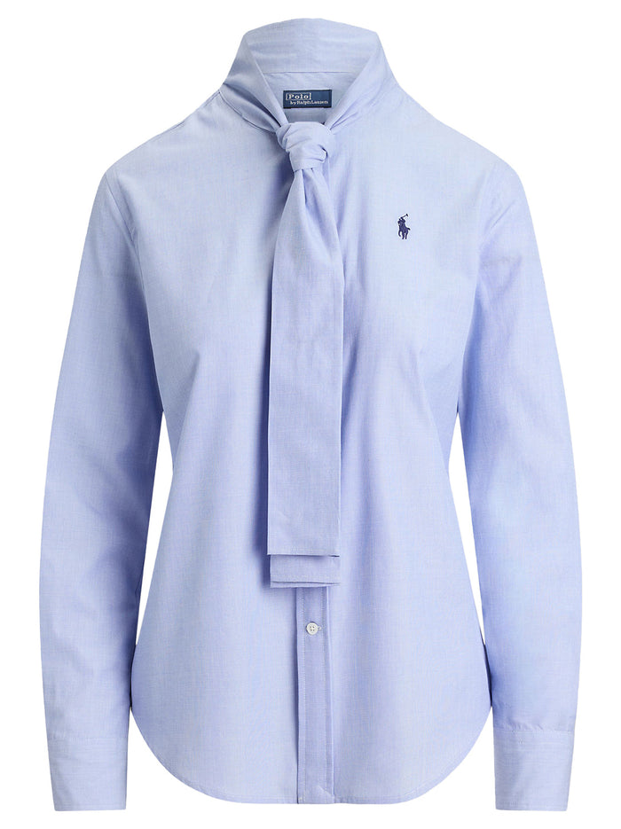 Slim Fit Katoenen Blouse Strik
