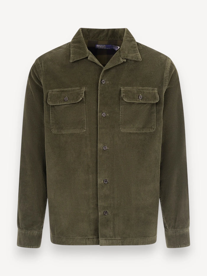 Corduroy Shirt - Donkergroen