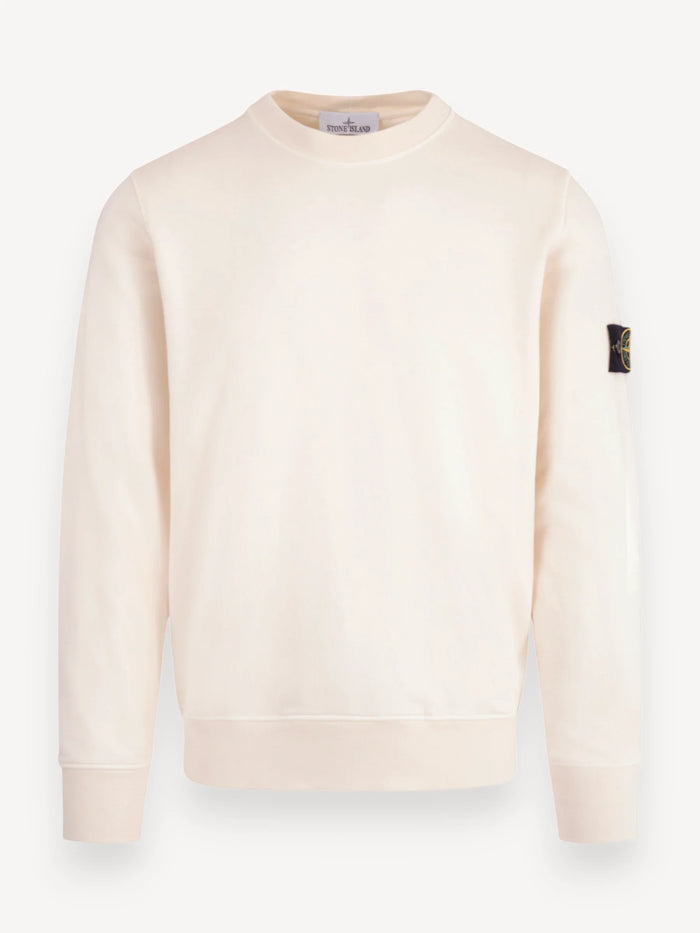 Cotton Fleece Sweatshirt - Ivory