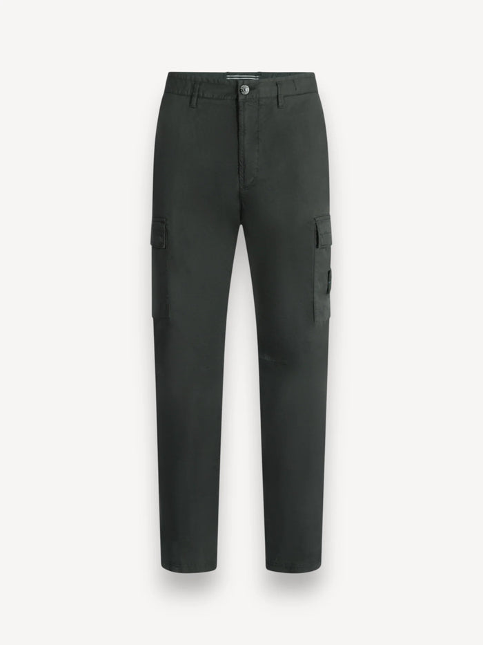 Cotton Cargo Pants - Lead Grey