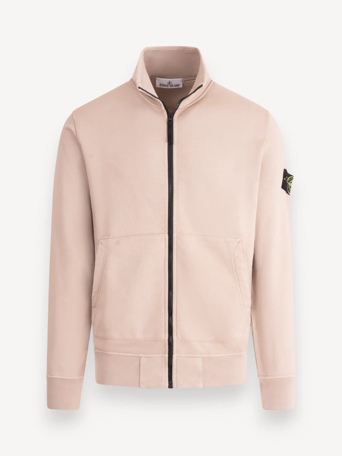 Cotton Fleece Track Jacket - Desert