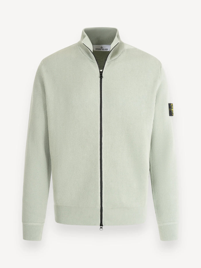 Cotton Knit Cardigan - Sage