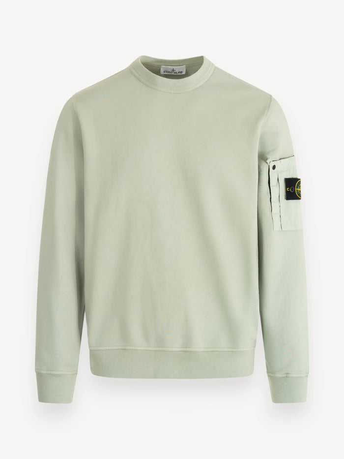 Cotton Fleece Sweatshirt - Sage