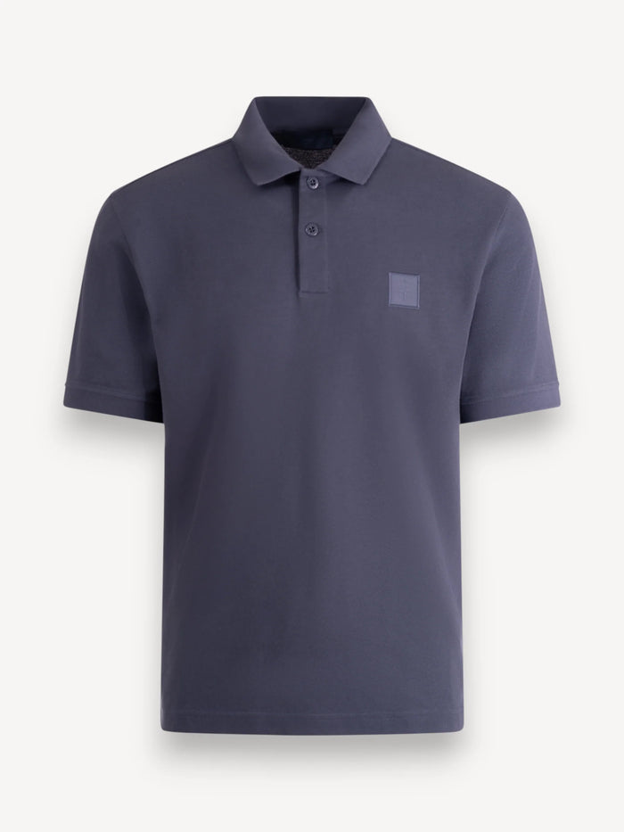 Ghost Piece Polo - Slate Blue